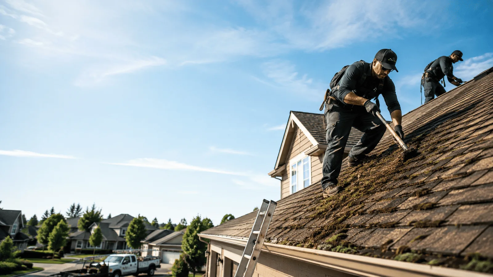 Roof Moss Removal in Lapeer, MI near me